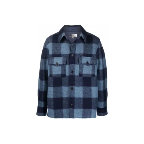 ISABEL MARANT Shirts Men Blue