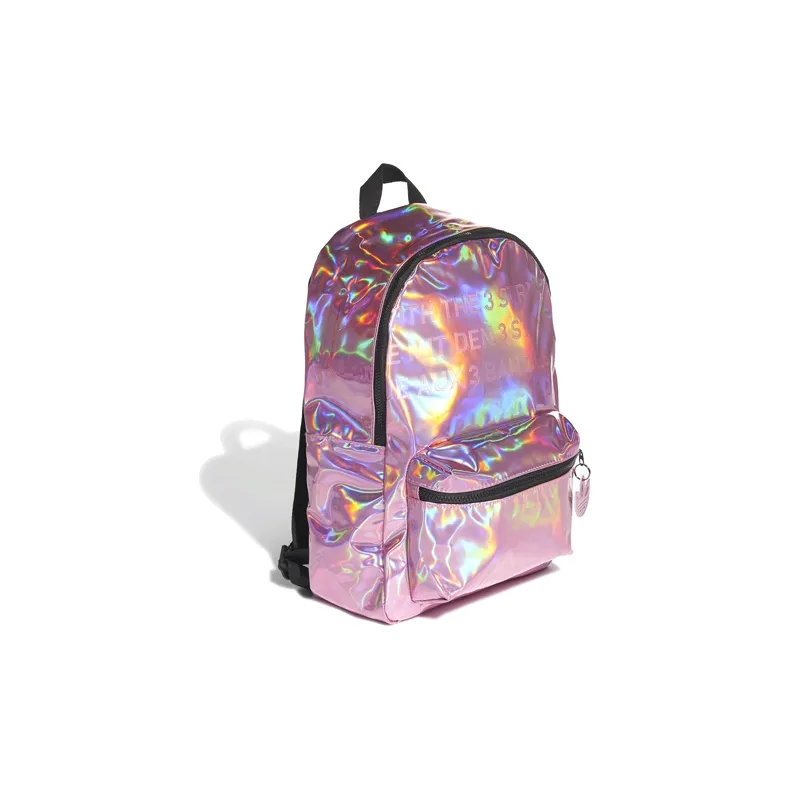 Adidas Originals Artificial Leather Backpack Unisex Bright Pink-1
