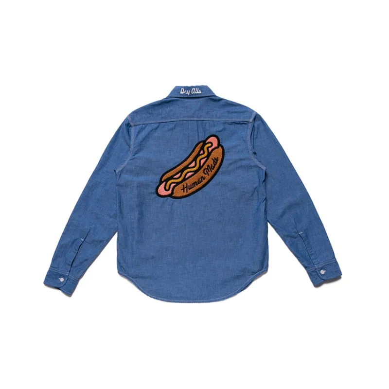 HUMAN MADE Shirts Men Blue-1