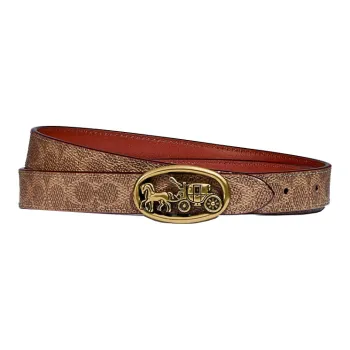 COACH Cow Leather Leather Belts Unisex 2