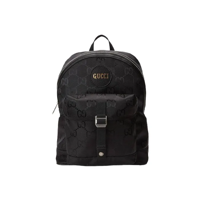 GUCCI Off The Grid Nylon With Leather Backpack Men's Black-0