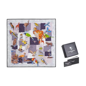 Eternelle Silk Scarves Women's Violet