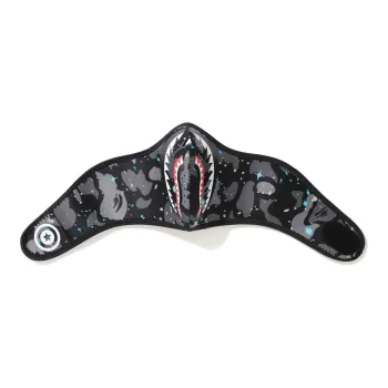 A BATHING APE Space Camo Shark Mask FW20
