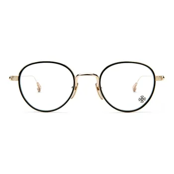 Chrome Hearts Alloy Round Eyeglass Frames Unisex