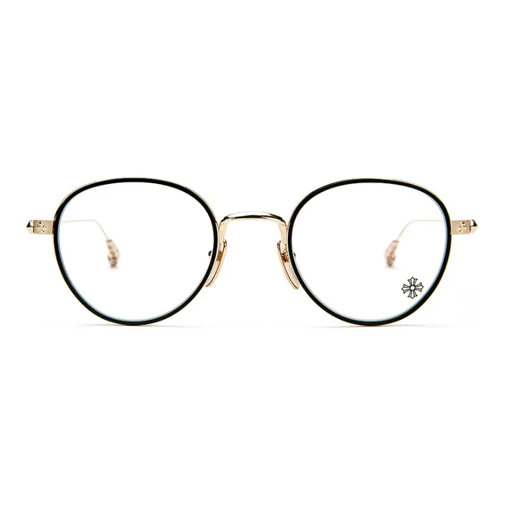 Chrome Hearts Alloy Round Eyeglass Frames Unisex-0