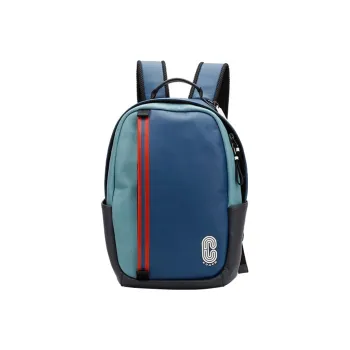 COACH Edge Smooth Calf Leather Backpack Men's Blue Multicolor