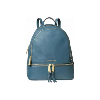 MICHAEL KORS Cow Leather Backpack Medium Size Women's Haze Blue