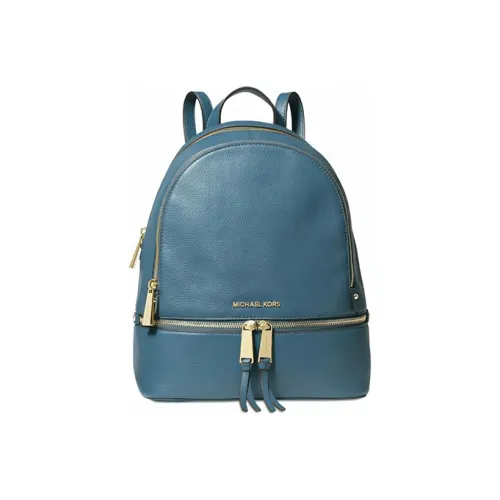 MICHAEL KORS Cow Leather Chartreuse Medium Size Women's Haze Blue