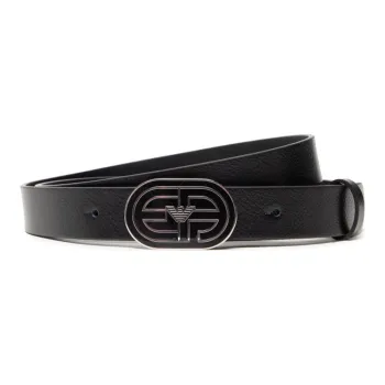 EMPORIO ARMANI Leather Belts Men Black