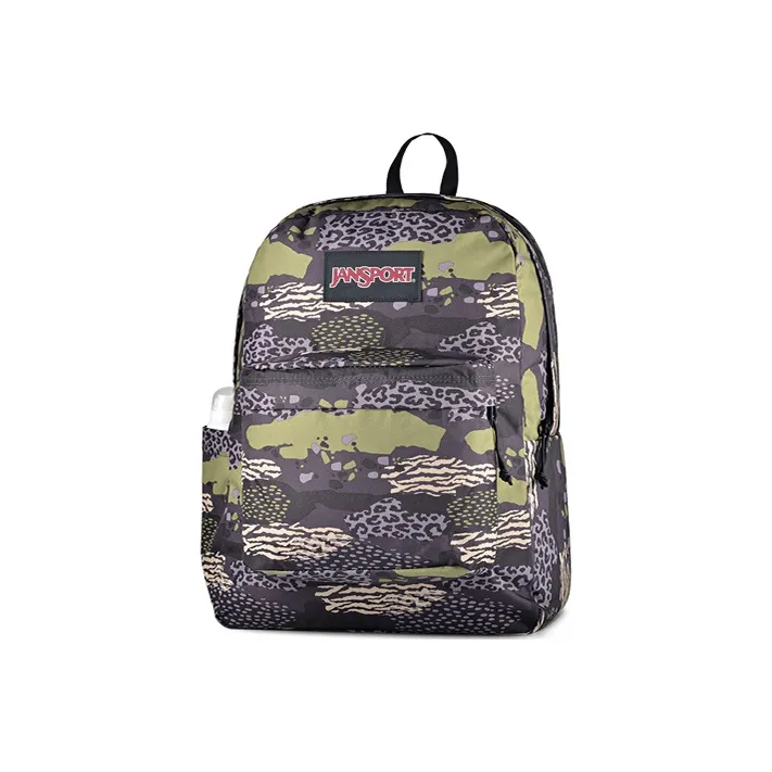 JanSport Polyester Backpack Regular Unisex Animal Print Camouflage-1