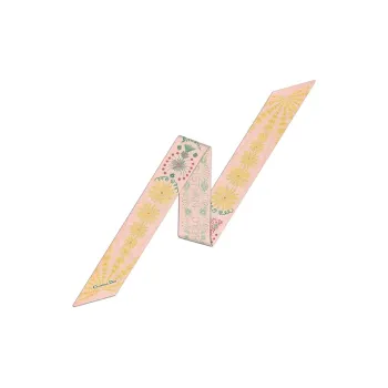 DIOR Silk Scarves Unisex Pink