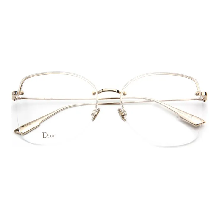 DIOR Square Eyeglass Frames Unisex-4