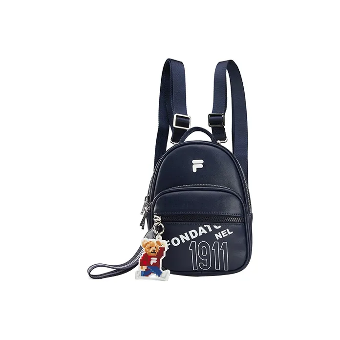 FILA PU Backpack Regular Unisex Legend Blue-0