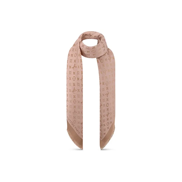 LOUIS VUITTON Monogram Denim Shawl-1