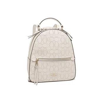 COACH Jordyn Leather Backpack Regular Women's Ecru