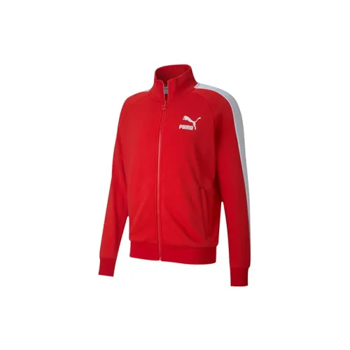 PUMA ICONIC T7 Jackets Men Bright Red