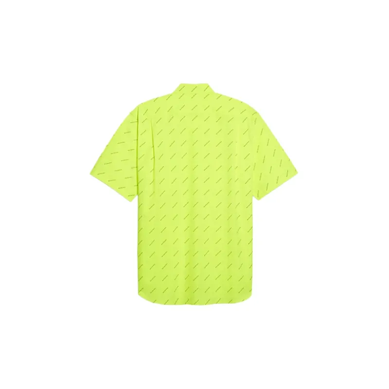 Balenciaga Shirt Men's Fluorescent Yellow-1