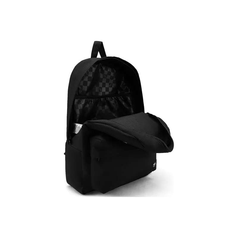 Vans Canvas With Nylon Fabric Backpack Regular Unisex Black-3