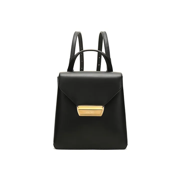 PRADA Cow Leather Backpack Women's Black-0
