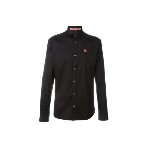 Alexander McQueen Shirts Men Black