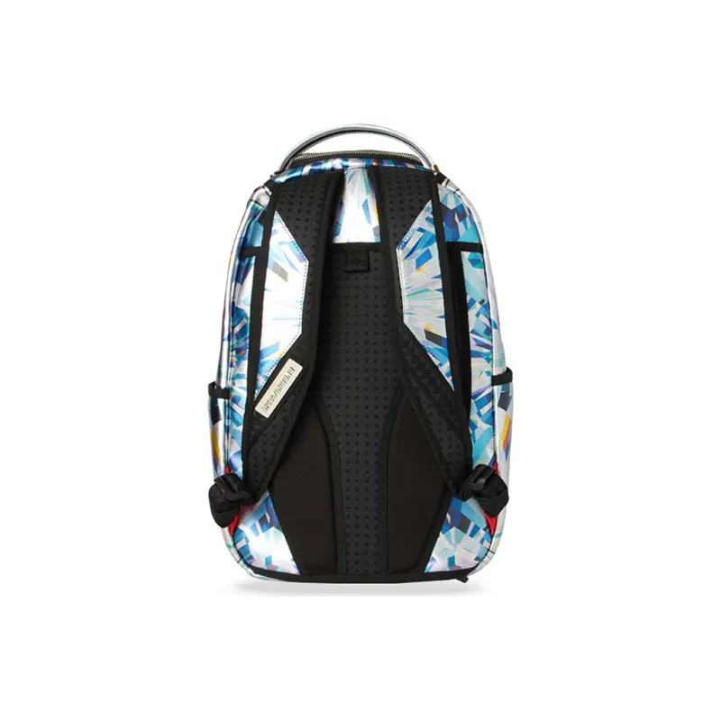 SPRAYGROUND Artificial Leather Fabric Backpack Regular Unisex Heather Gray-3
