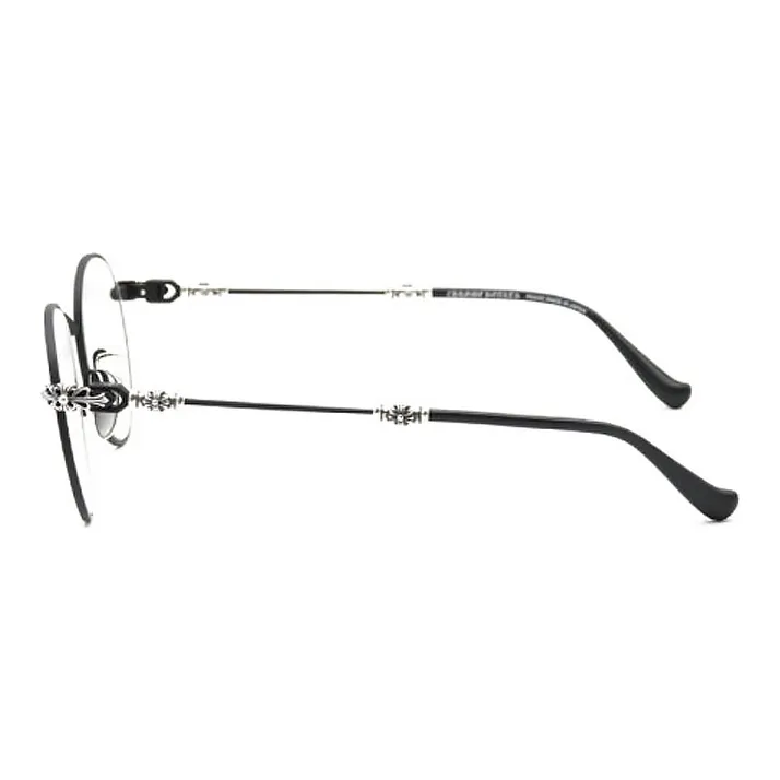 Chrome Hearts Eyeglass Frames Unisex Matte Black-3