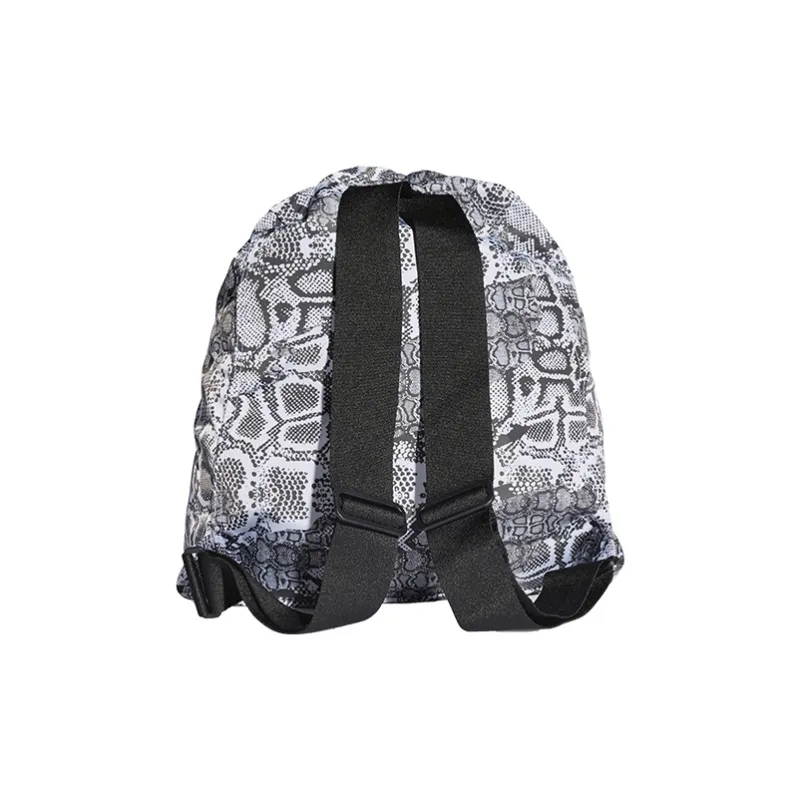 Adidas Polyester Backpack Regular Women's Black White Yellow-2