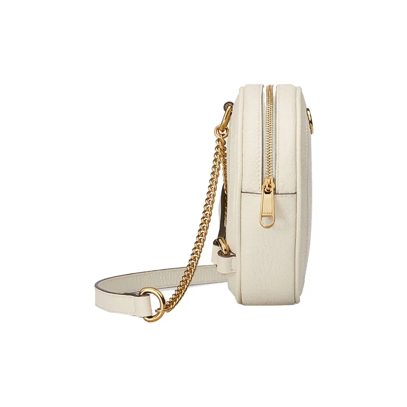 GUCCI Ophidia Fabric Backpack Mini Women's White-4