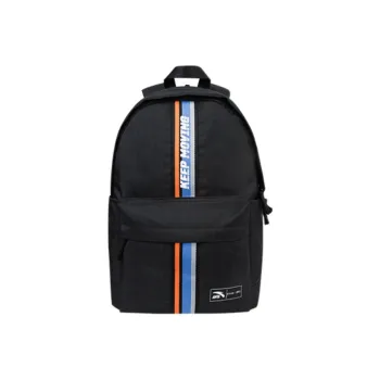 Anta PU Laptop Bag Backpack Regular Unisex Black Blue