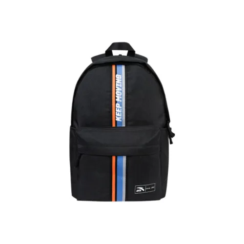 Anta PU Laptop Bag Backpack Regular Unisex Black Blue