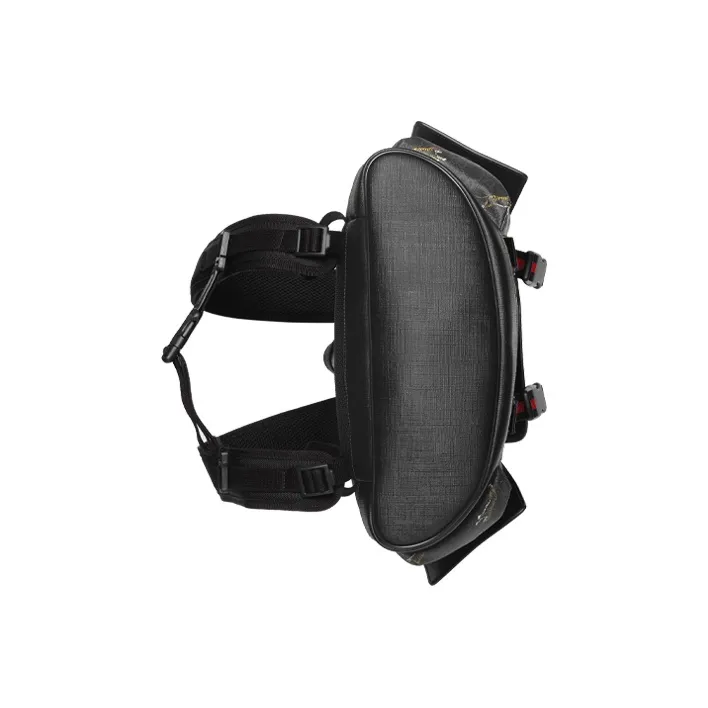 GUCCI Canvas With Leather Backpack Men's Black-6