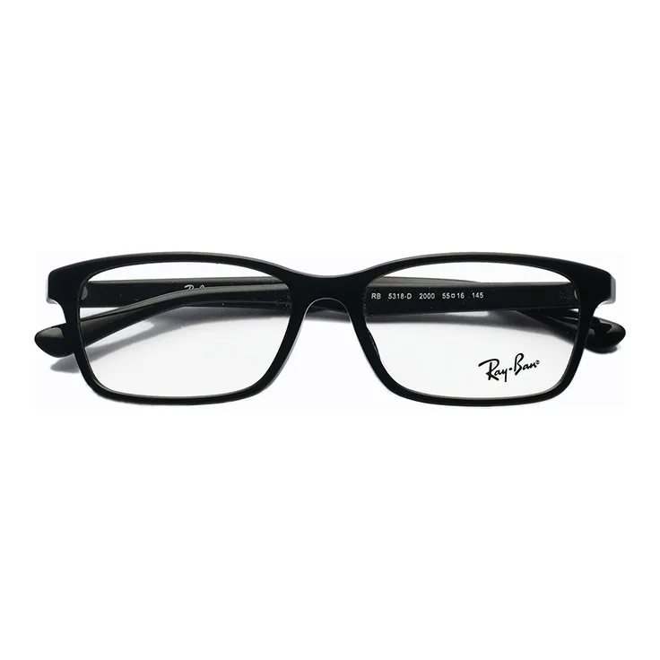 RayBan Plate Frame Square Eyeglass Frames Men's-4