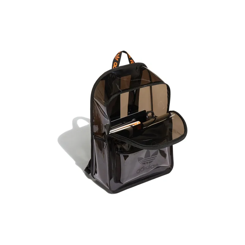 Adidas Originals Thermoplastic Polyurethane Elastomer Coated Backpack Regular Unisex Semi Transparent Black-3
