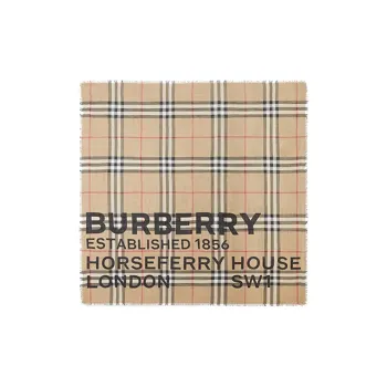 Burberry Large Check Gauze Scarf