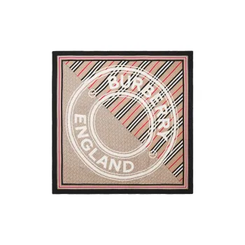 Burberry Silk Scarves Unisex Archive Beige