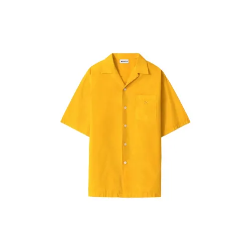 KENZO Shirts Men Gold Bowl Multicolor