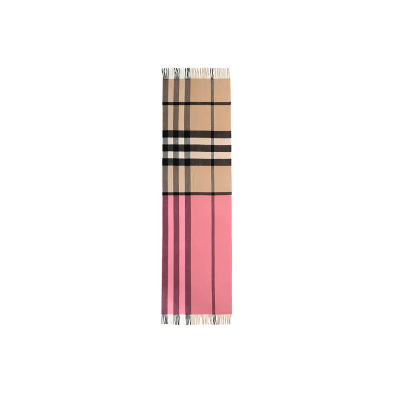 Burberry Knit Scarves Women's Rose Pink Red-4