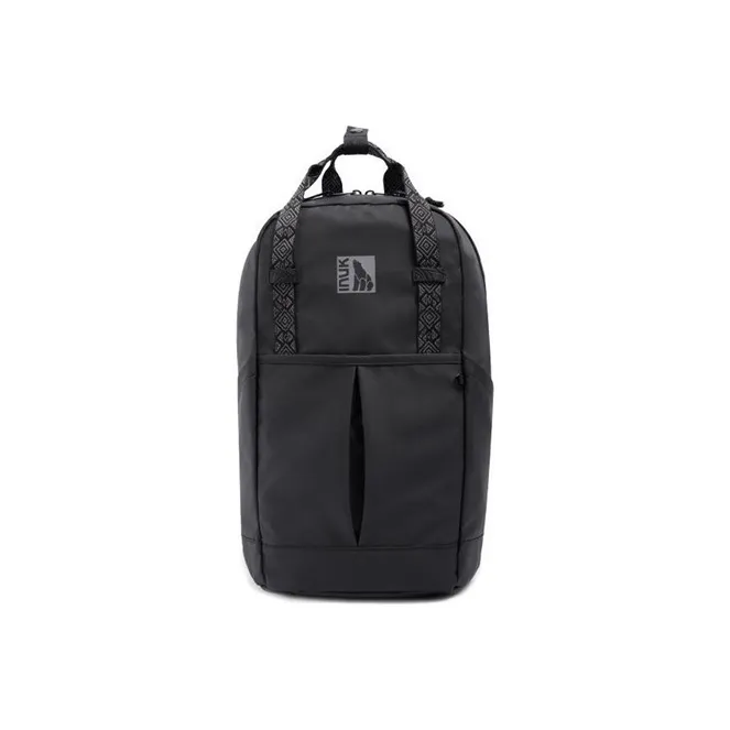 INUK Polyester Backpack Regular Unisex Kuul-Large Handle Extreme Night Black-0