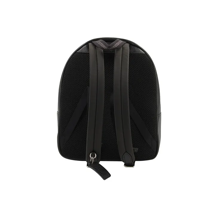 COACH Star Wars Xingji Battle Collaboration Canvas With Leather Backpack Large Size Women's Gray Black-3