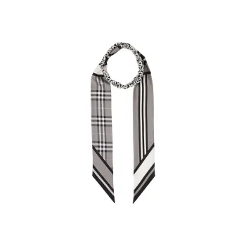 Burberry Multi-pattern Thin Scarf