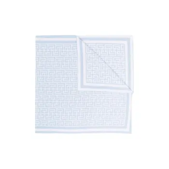 BALMAIN Scarves Men White/Light Blue