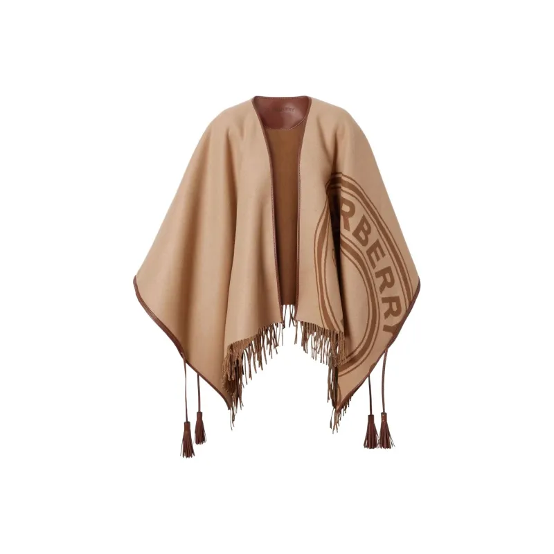 Burberry Shawls Unisex Khaki-2