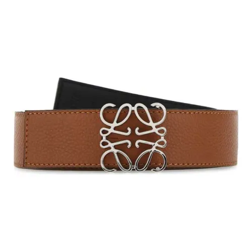 LOEWE Leather Belts Unisex Camel