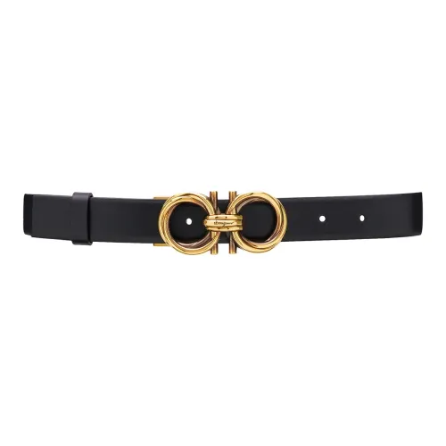 Ferragamo Leather Belts Women's Black