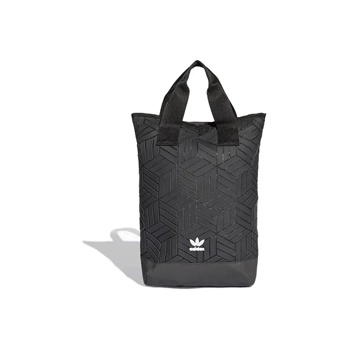 Adidas Originals Artificial Leather Backpack Unisex Pure Black-0