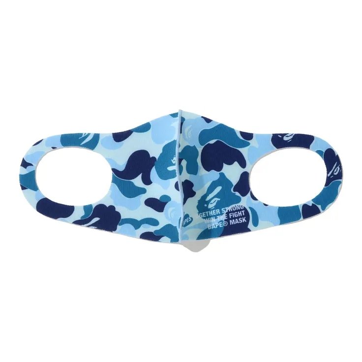 A BATHING APE A BATHING APE Abc Camo Mask 3 Pack-2