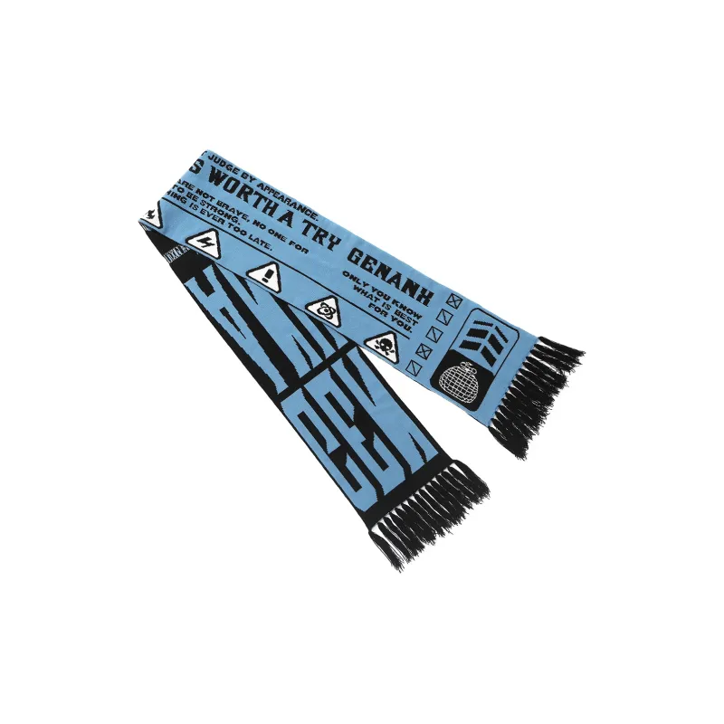 GENANX Scarves Unisex Indigo-2
