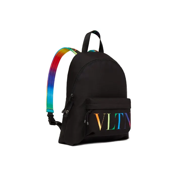 Valentino Vltn Times Zip Up Backpack-1