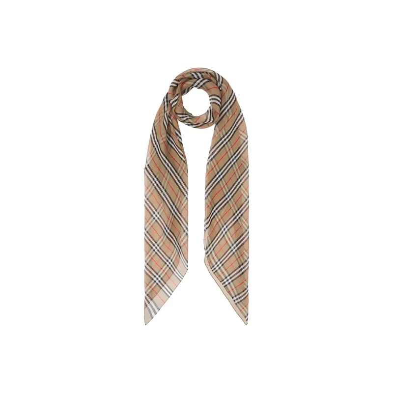 Burberry Silk Scarves Unisex-1