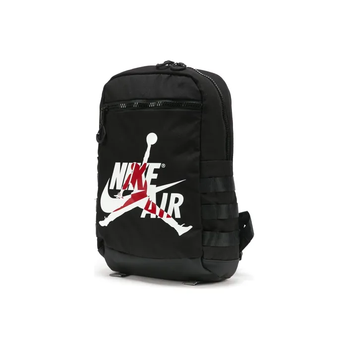 Jordan Polyester Backpack Regular Unisex Black-1